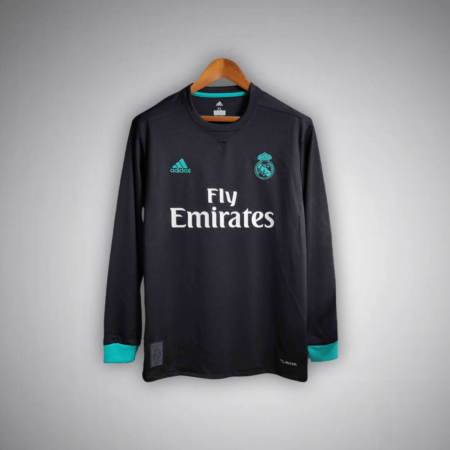 17/18 Real Madrid Long Sleeve Away Kit - Premium Quality Kits at Football Monarch