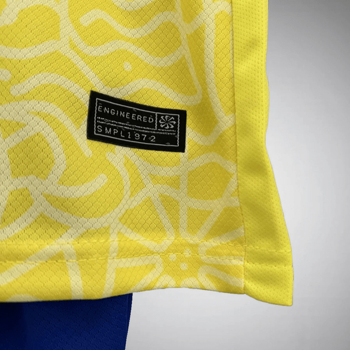 2024 Brazil Home Kids Size Kit - Premium Quality Kits at Football Monarch