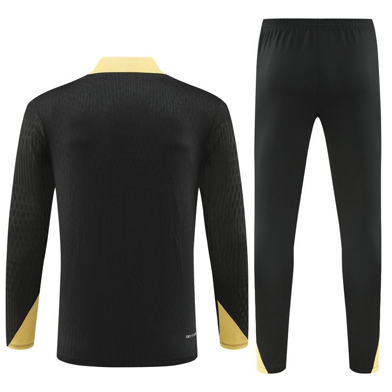 24/25 FC Barcelona Training Gold Tracksuit - Premium Quality Kits at Football Monarch