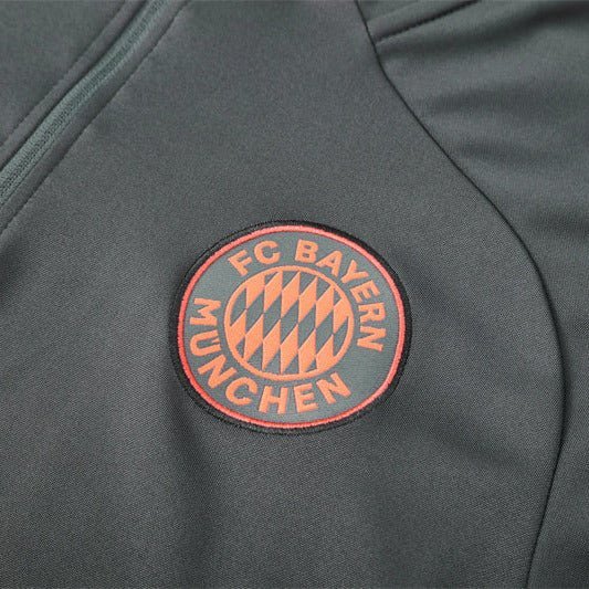 25/26 Bayern München Training Grey Kids Size Tracksuit - Premium Quality Kits at Football Monarch