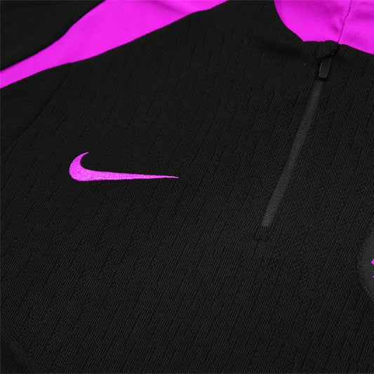 25/26 England Training Black Kids Size Tracksuit - Premium Quality Kits at Football Monarch