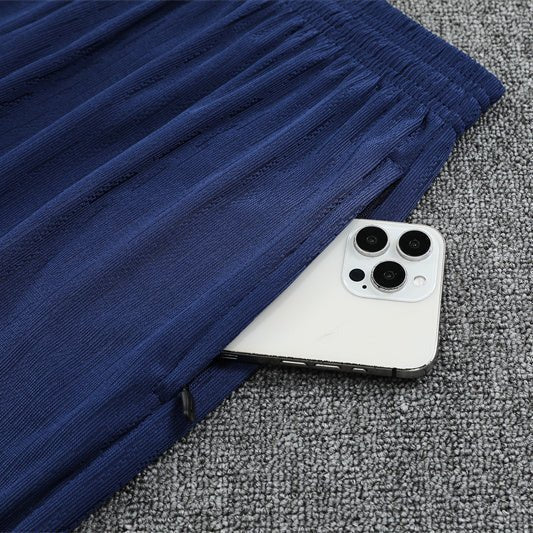 25/26 FC Barcelona Half Zip Training Purple/Blue Tracksuit - Premium Quality Kits at Football Monarch