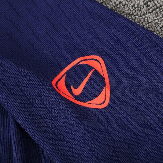 25/26 FC Barcelona Training Blue/Orange Kids Size Tracksuit - Premium Quality Kits at Football Monarch