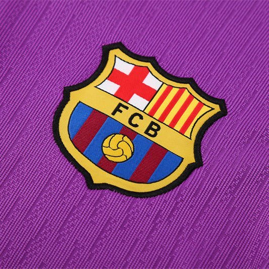 25/26 FC Barcelona Training Purple/Blue Kids Size Tracksuit - Premium Quality Kits at Football Monarch