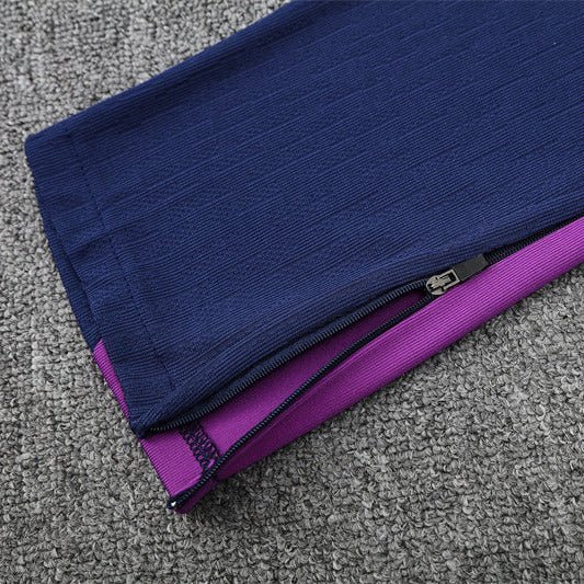 25/26 FC Barcelona Training Purple/Blue Tracksuit - Premium Quality Kits at Football Monarch