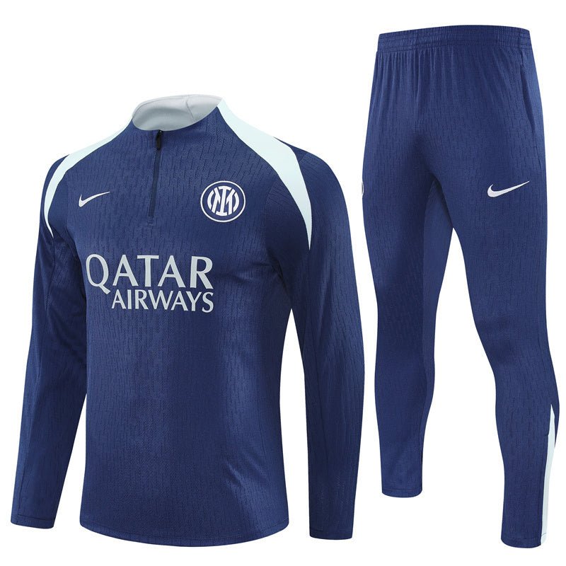 25/26 Inter Milan Blue Tracksuit - Premium Quality Kits at Football Monarch