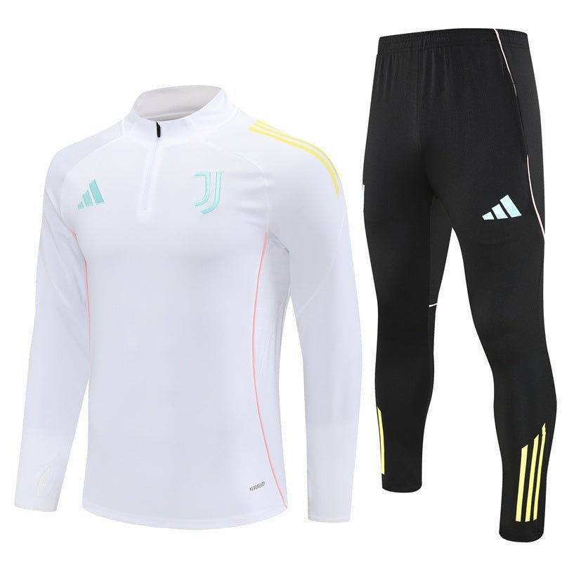 25/26 Juventus Training White Tracksuit - Premium Quality Kits at Football Monarch
