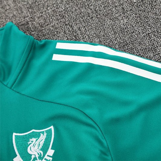 25/26 Liverpool Training Green Tracksuit - Premium Quality Kits at Football Monarch