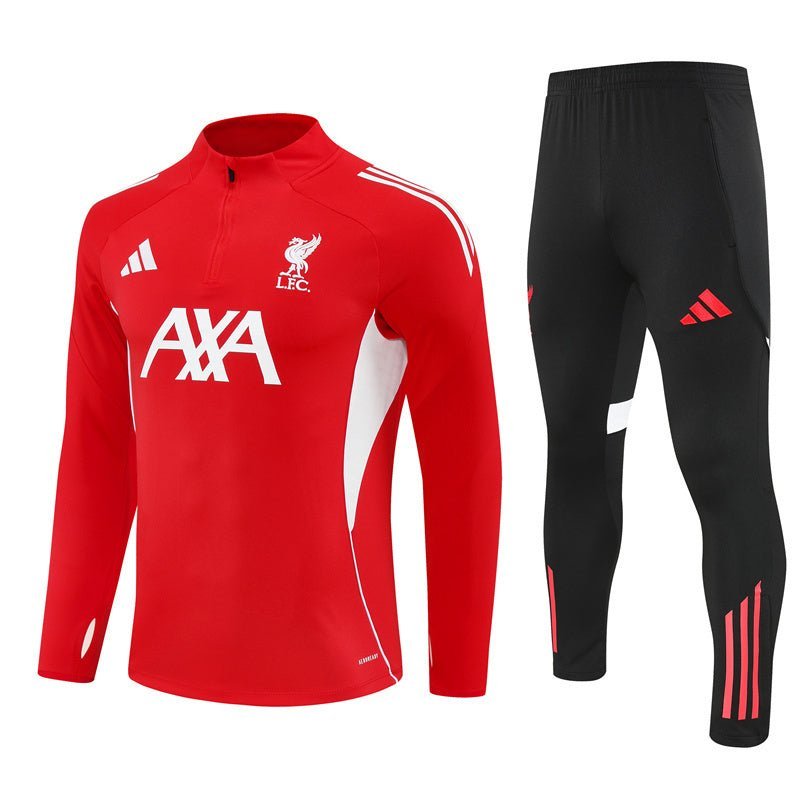 25/26 Liverpool Training Red Kids Size Tracksuit - Premium Quality Kits at Football Monarch