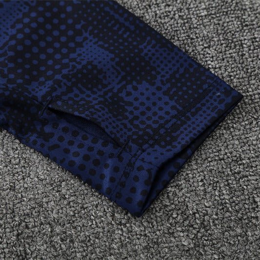 25/26 Marseille Training Navy Blue Kids Size Tracksuit - Premium Quality Kits at Football Monarch