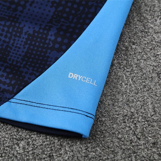 25/26 Marseille Training Navy Blue Kids Size Tracksuit - Premium Quality Kits at Football Monarch