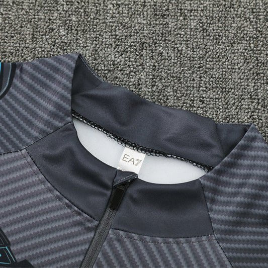 25/26 Napoli Training Black Tracksuit - Premium Quality Kits at Football Monarch