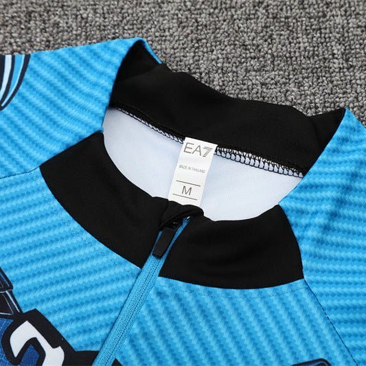 25/26 Napoli Training Blue Tracksuit - Premium Quality Kits at Football Monarch