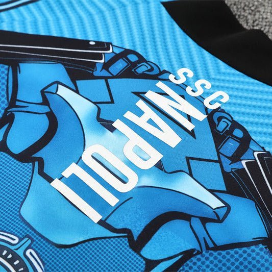 25/26 Napoli Training Blue Tracksuit - Premium Quality Kits at Football Monarch