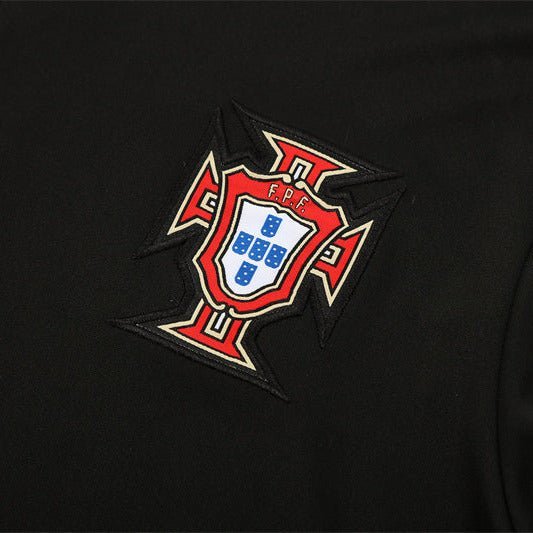 25/26 Portugal Training Black Tracksuit - Premium Quality Kits at Football Monarch