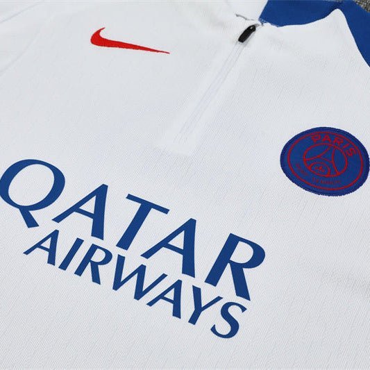 25/26 PSG Training White Tracksuit - Premium Quality Kits at Football Monarch