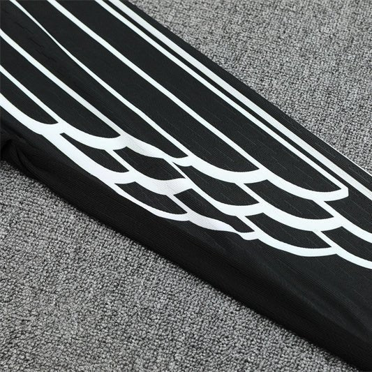 25/26 PSG x Jordan Black Tracksuit - Premium Quality Kits at Football Monarch