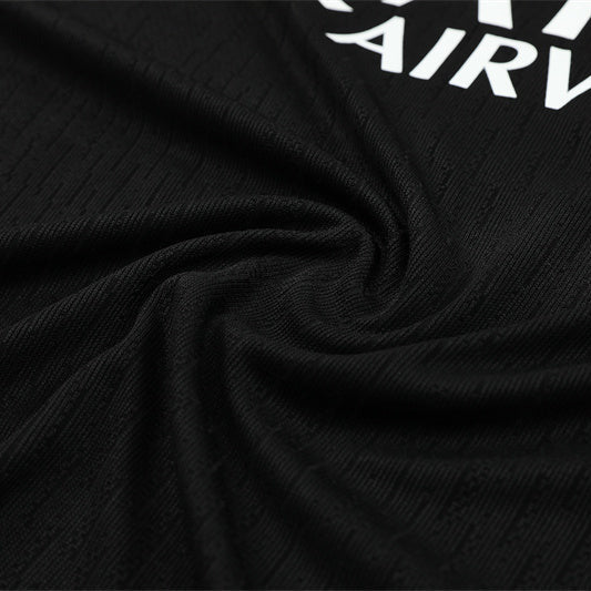 25/26 PSG x Jordan Black Tracksuit - Premium Quality Kits at Football Monarch