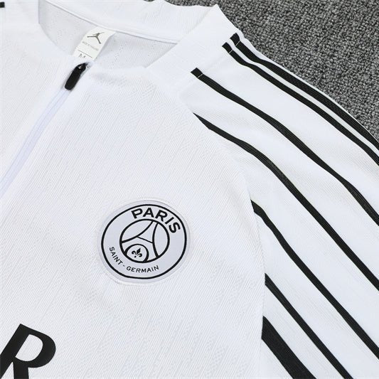 25/26 PSG x Jordan White Kids Size Tracksuit - Premium Quality Kits at Football Monarch