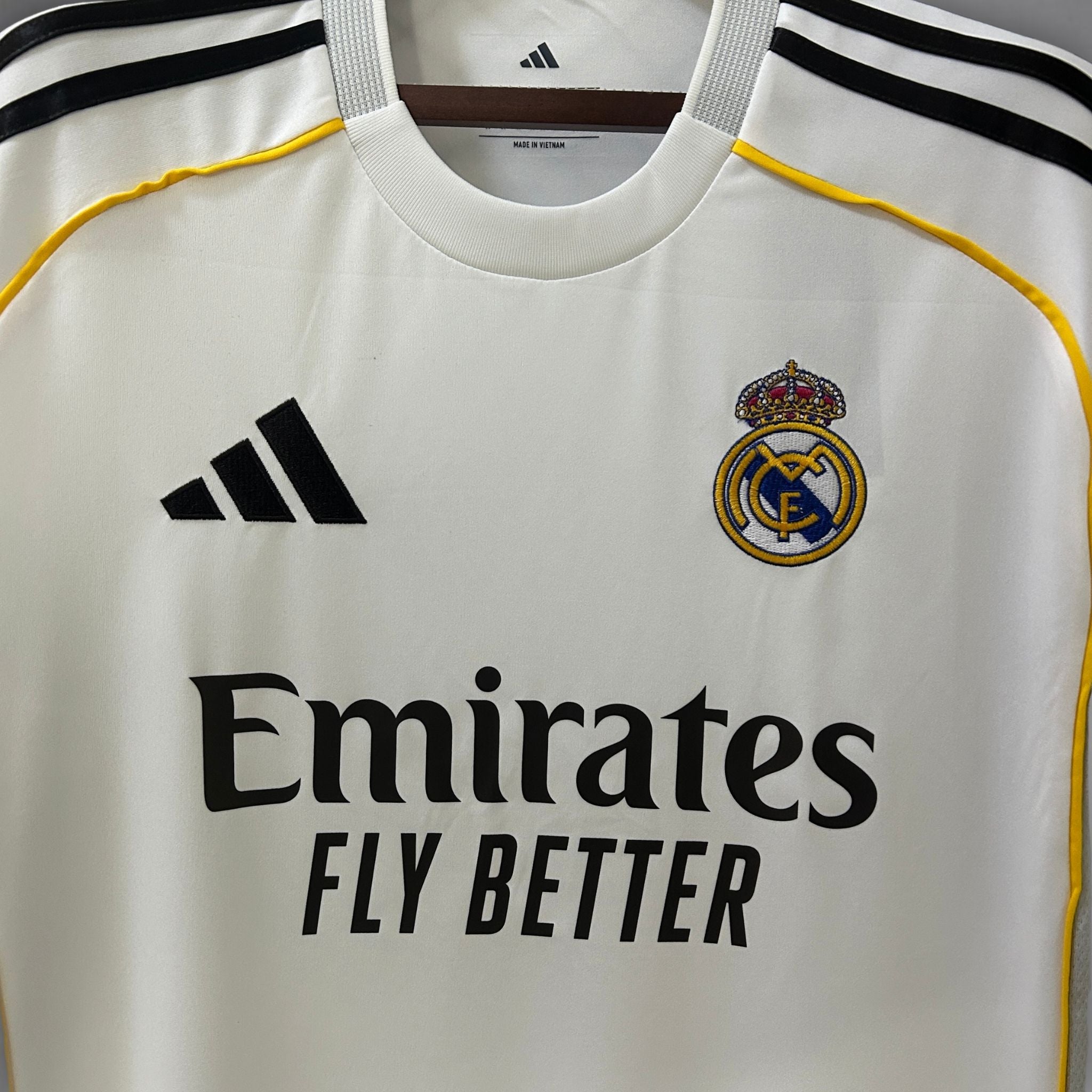 25/26 Real Madrid Home Kit - Premium Quality Kits at Football Monarch