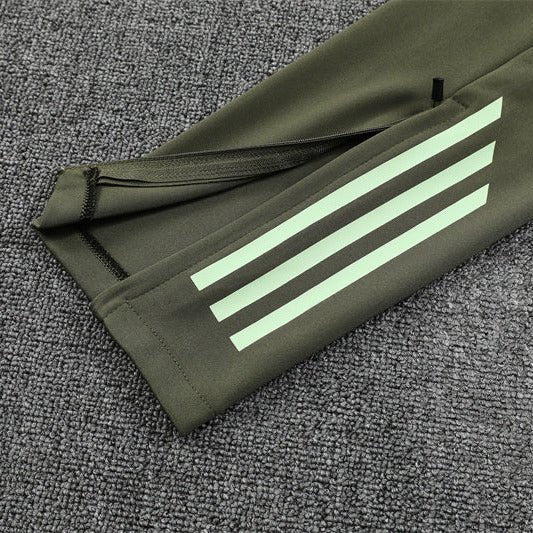 25/26 Real Madrid Training Lime Green Tracksuit - Premium Quality Kits at Football Monarch