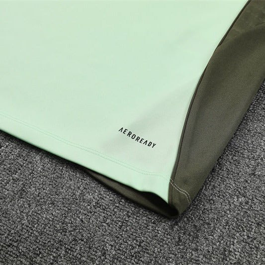 25/26 Real Madrid Training Lime Green Tracksuit - Premium Quality Kits at Football Monarch