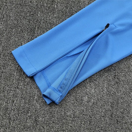 25/26 Real Madrid Training White/Light Blue Tracksuit - Premium Quality Kits at Football Monarch