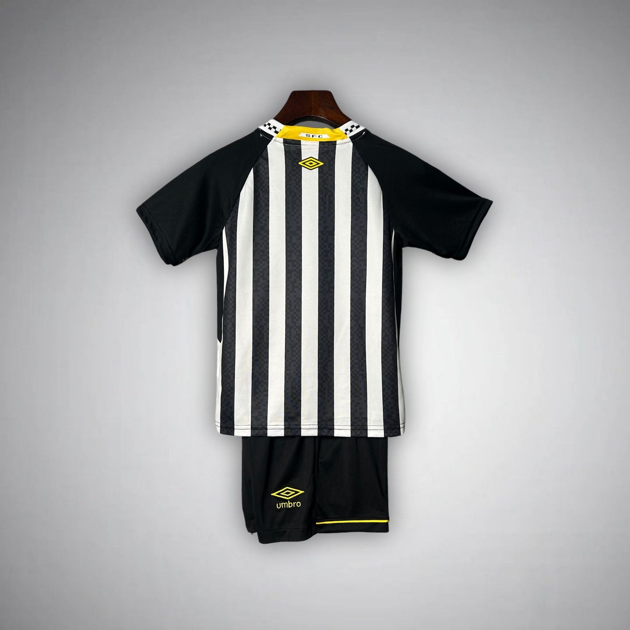 25/26 Santos FC Away Kids Size Kit - Premium Quality Kits at Football Monarch