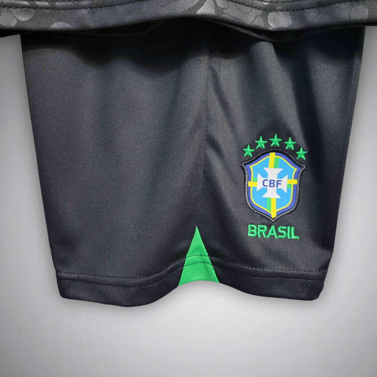Brazil "Black Leopard" Premium Kids Size Kit - Premium Quality Kits at Football Monarch