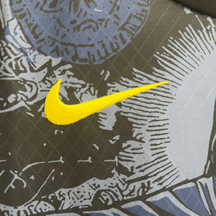 Brazil "Jesus" Premium Blue Kids Size Kit - Premium Quality Kits at Football Monarch