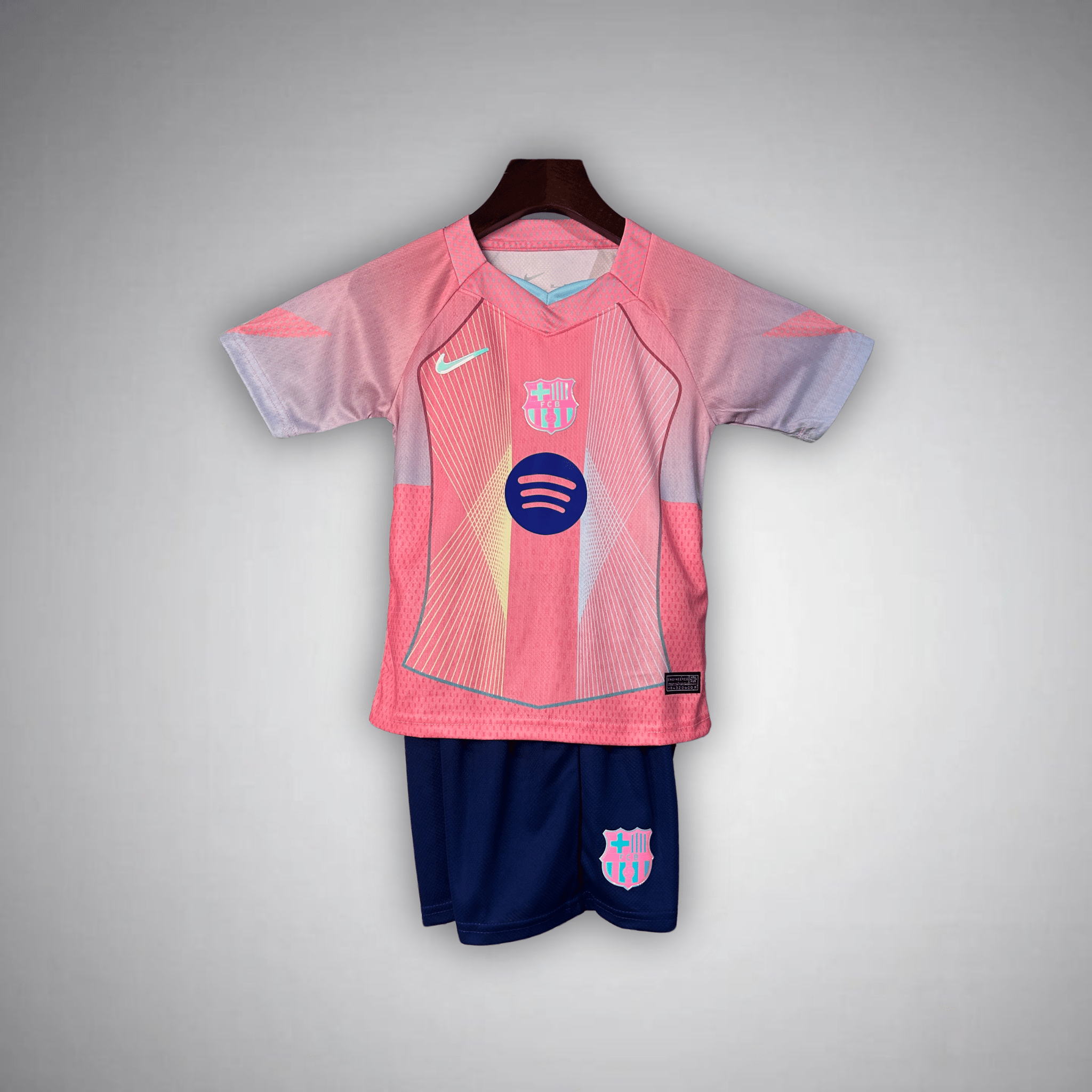 FC Barcelona "Aurora" Premium Kids Size Kit - Premium Quality Kits at Football Monarch
