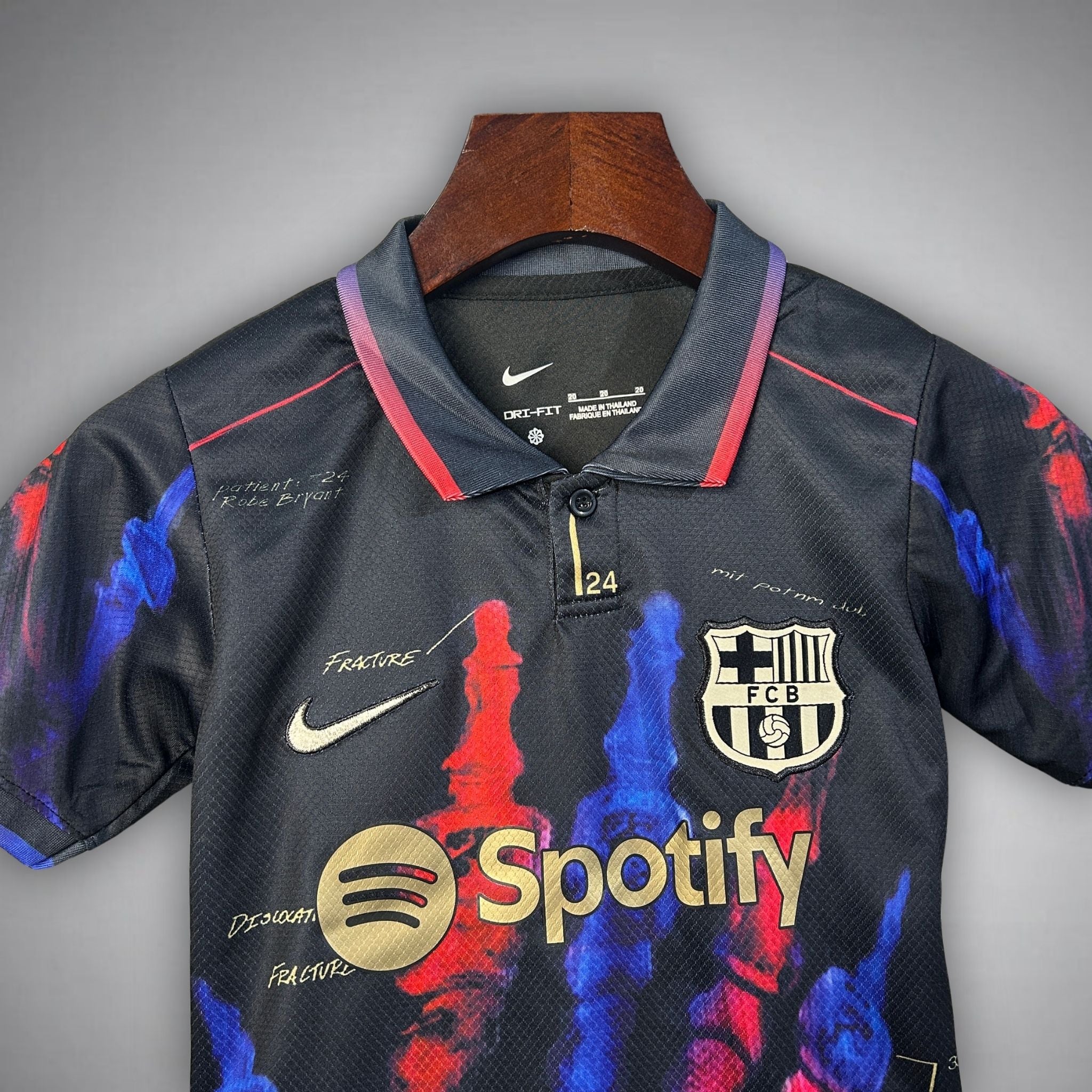 FC Barcelona "Blood and Colors" Premium Kids Size Kit - Premium Quality Kits at Football Monarch