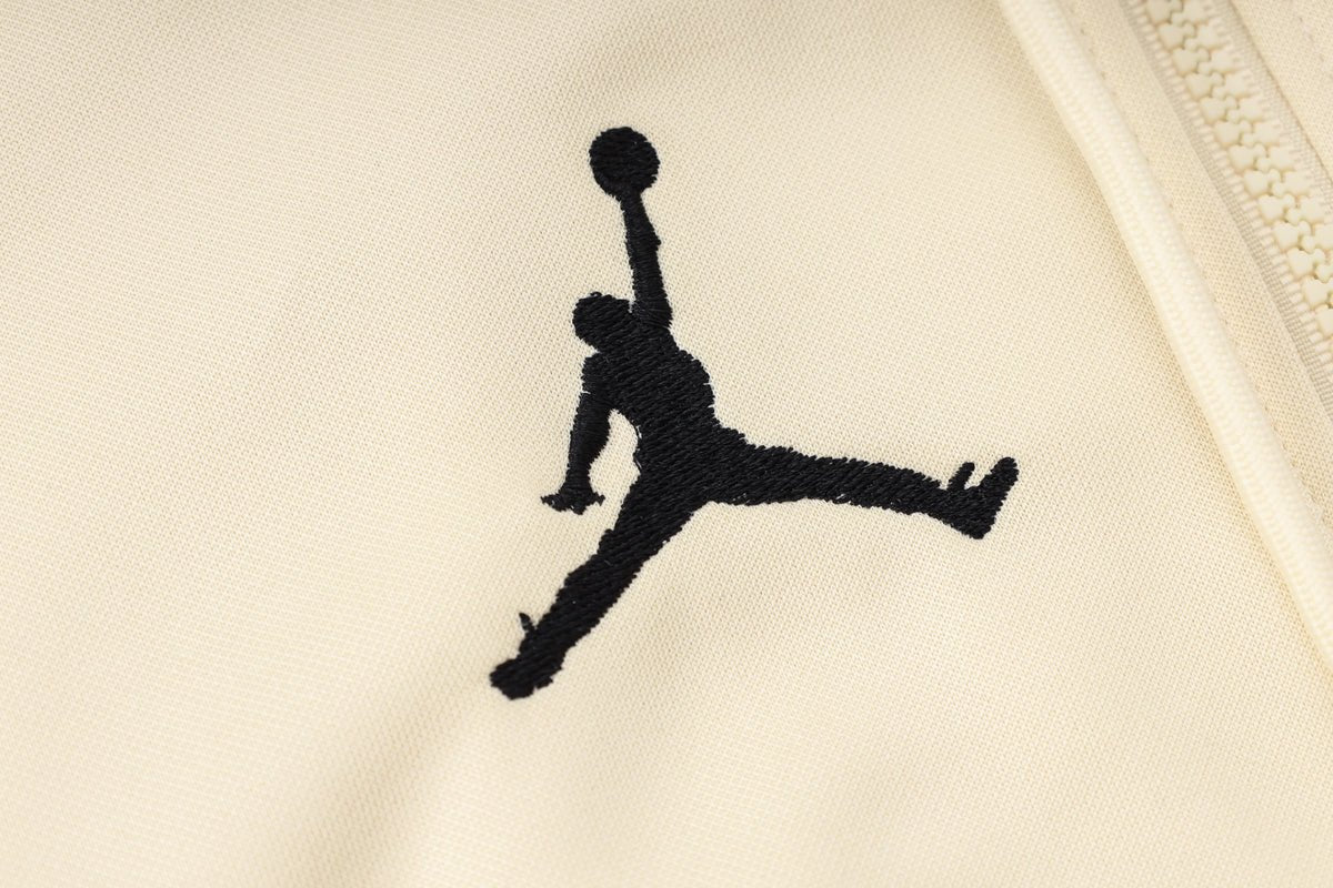 PSG Beige and Black Premium Tracksuit - Premium Quality Kits at Football Monarch