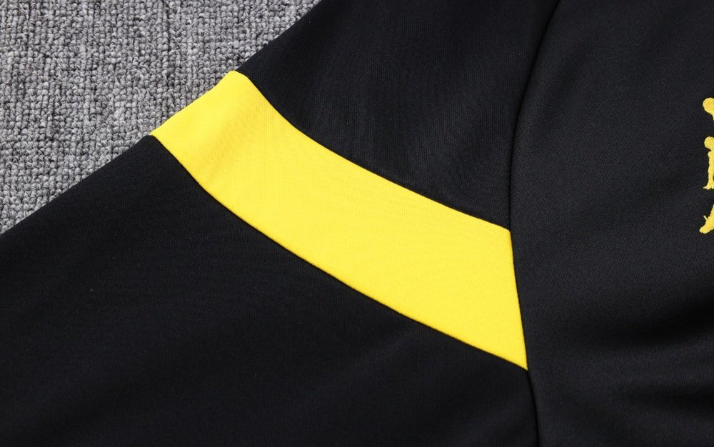 PSG Black and Yellow Premium Tracksuit - Premium Quality Kits at Football Monarch