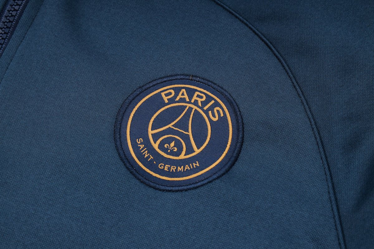 PSG Dark Blue and Gold Premium Tracksuit - Premium Quality Kits at Football Monarch