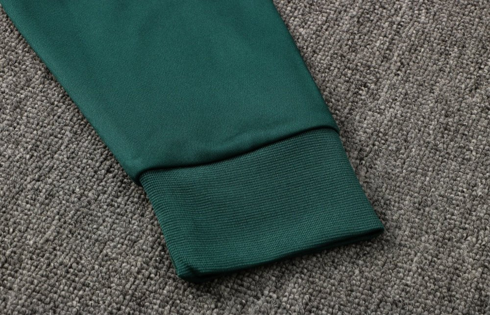 PSG Dark Green and White Premium Tracksuit - Premium Quality Kits at Football Monarch