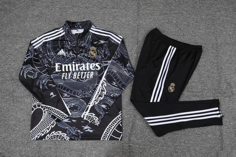 Real Madrid "Dragón Negro" Premium Tracksuit - Premium Quality Kits at Football Monarch