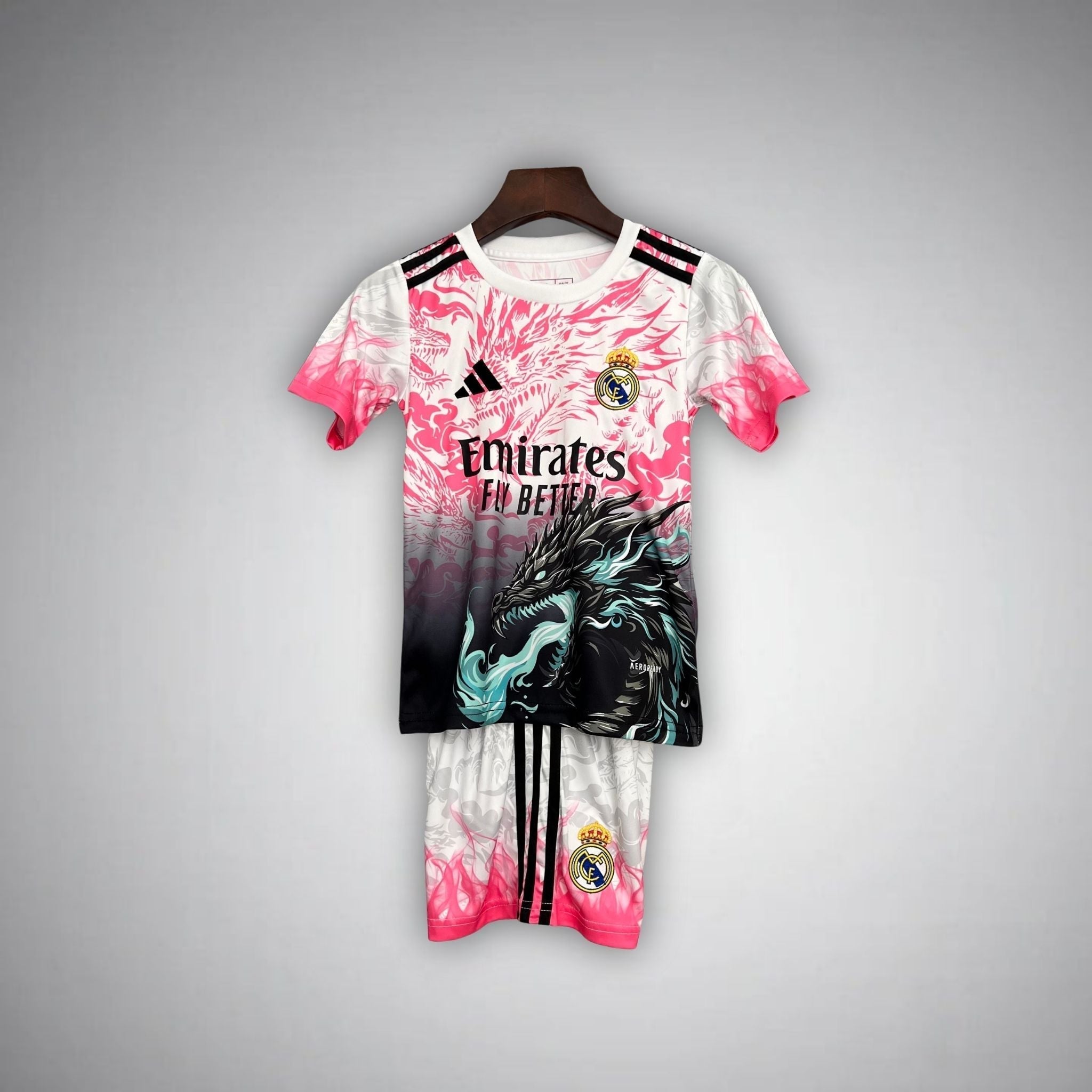 Real Madrid "Flameborn" Premium Kids Size Kit - Premium Quality Kits at Football Monarch