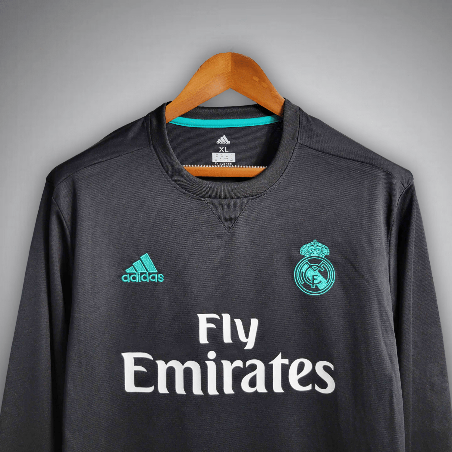 17/18 Real Madrid Long Sleeve Away Kit - Premium Quality Kits at Football Monarch