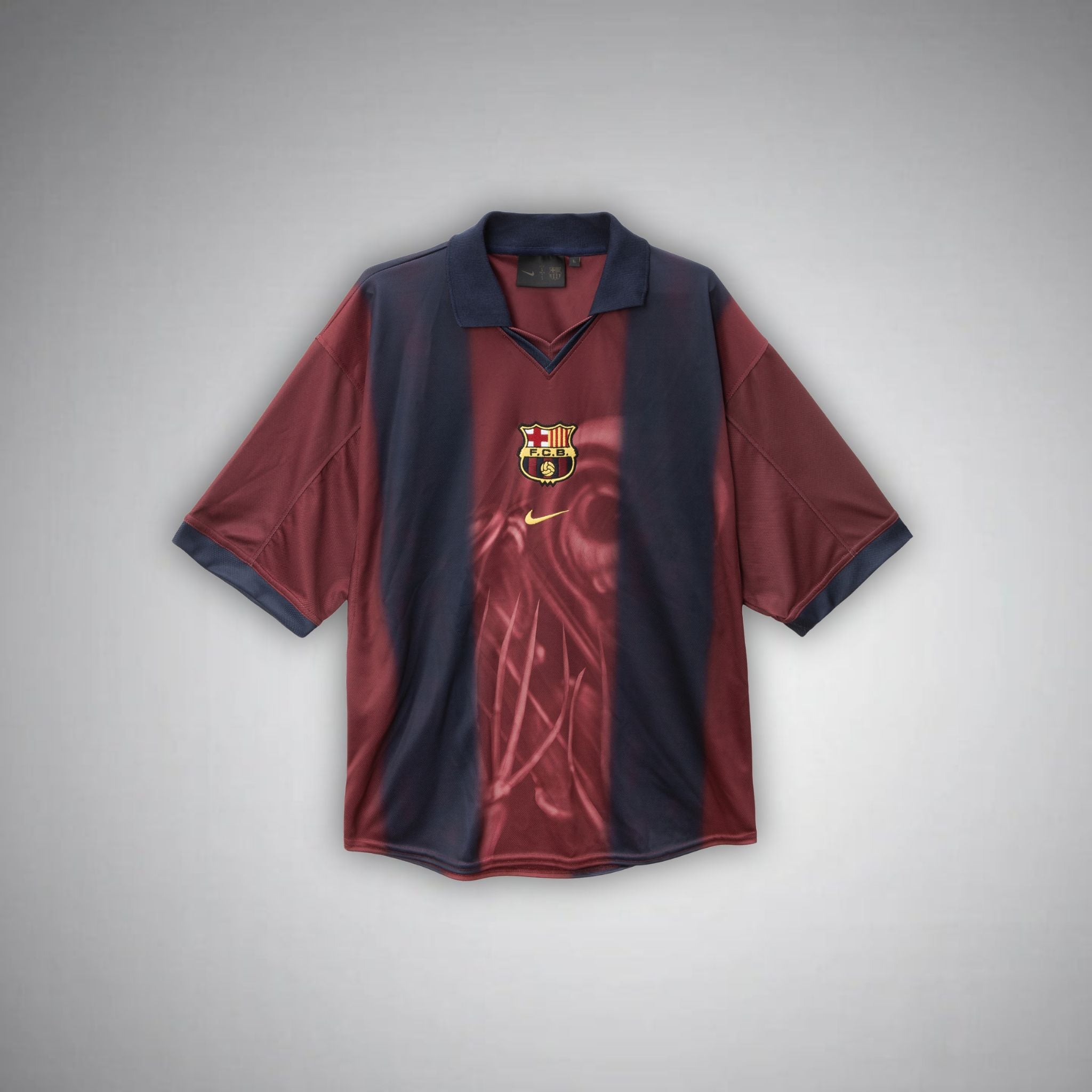 2000/01 FC Barcelona Retro x Cactus Jack Limited Edition Home Kit - Premium Quality Kits at Football Monarch
