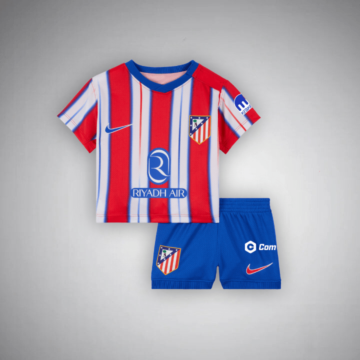 24/25 Atletico Madrid Home Kids Size Kit - Premium Quality Kits at Football Monarch