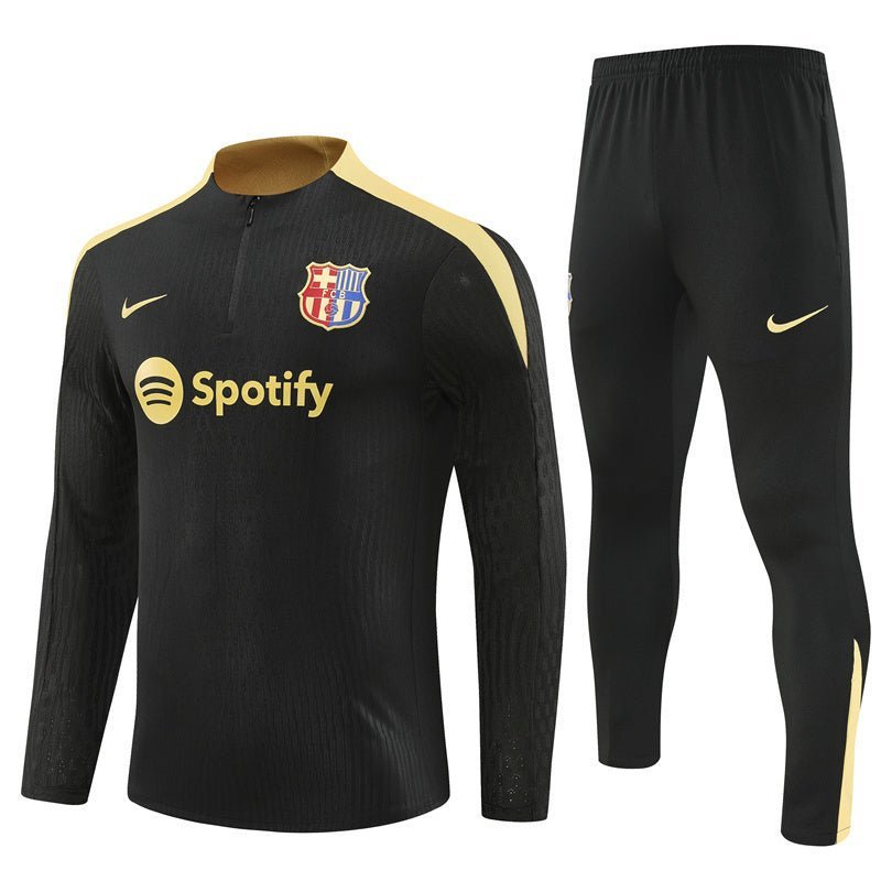 24/25 FC Barcelona Training Gold Tracksuit - Premium Quality Kits at Football Monarch