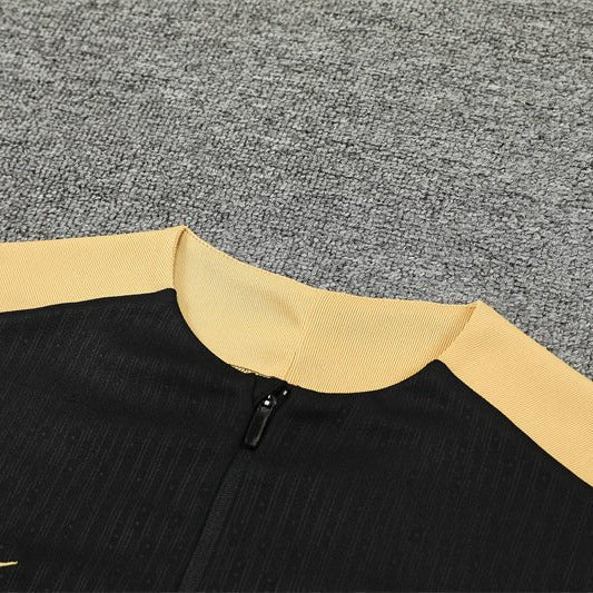 24/25 FC Barcelona Training Gold Tracksuit - Premium Quality Kits at Football Monarch