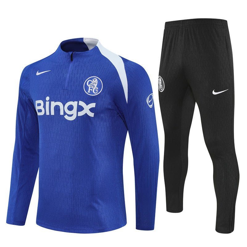25/26 Chelsea Blue Tracksuit - Premium Quality Kits at Football Monarch