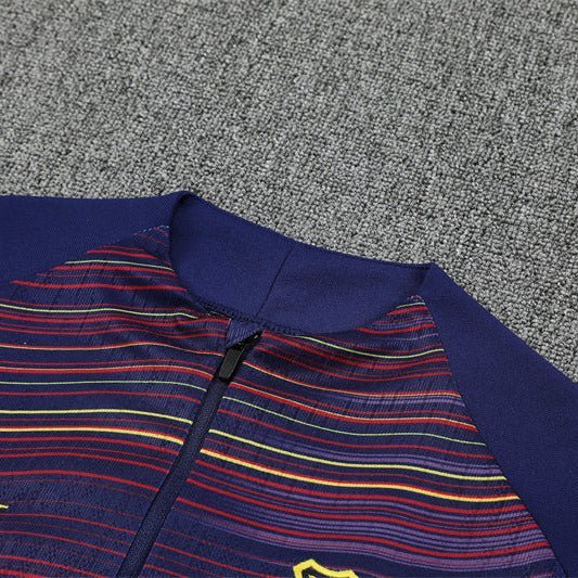 25/26 FC Barcelona Pre - Match Home Kids Size Tracksuit - Premium Quality Kits at Football Monarch