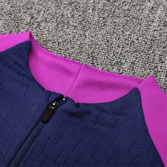 25/26 FC Barcelona Training Blue/Purple Tracksuit - Premium Quality Kits at Football Monarch