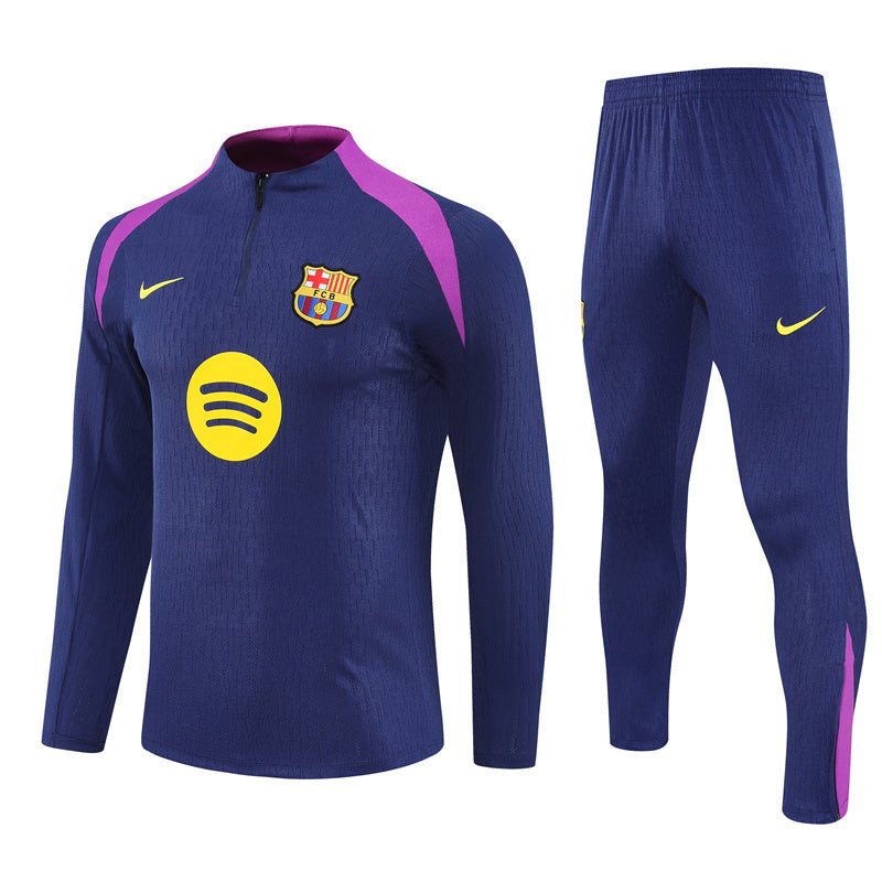 25/26 FC Barcelona Training Blue/Purple Tracksuit - Premium Quality Kits at Football Monarch