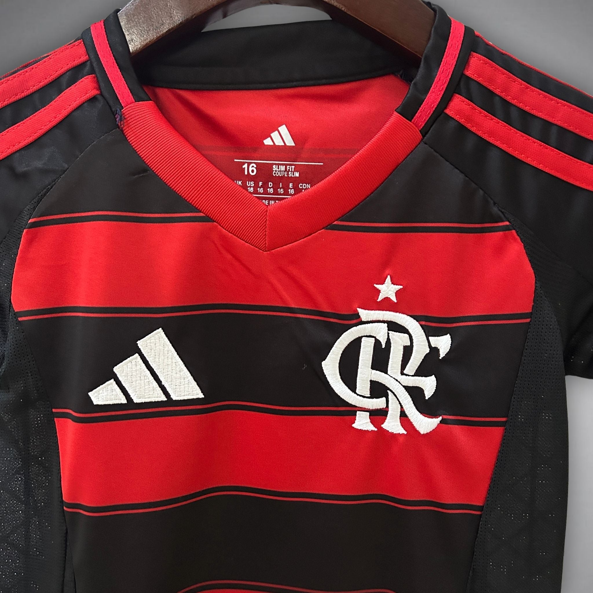 25/26 Flamengo Home Kids Size Kit - Premium Quality Kits at Football Monarch