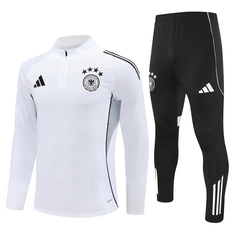 25/26 Germany Training White Kids Size Tracksuit - Premium Quality Kits at Football Monarch