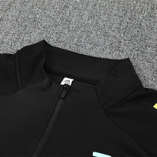 25/26 Juventus Training Black Kids Size Tracksuit - Premium Quality Kits at Football Monarch